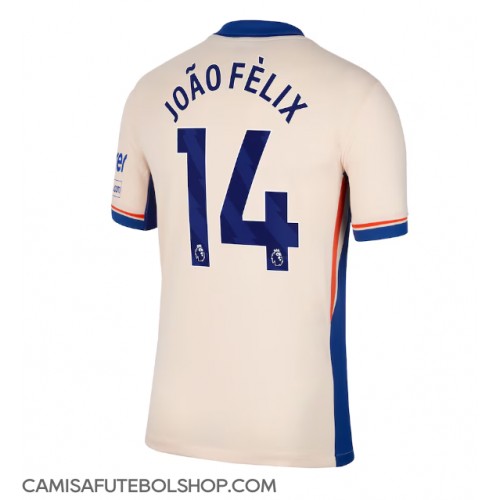 Camisa de time de futebol Chelsea Joao Felix #14 Replicas 2º Equipamento 2024-25 Manga Curta